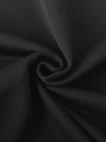 Men's Pullover Sweatshirt, Theme Cartoon Ghost & Bat Print Design, Casual Loose Fit Crew Neck Long Sleeve, Suitable For Autumn And Winter - Black - View 3