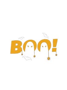 Men's Pullover Sweatshirt, Theme Cartoon Ghost & Bat Print Design, Casual Loose Fit Crew Neck Long Sleeve, Suitable For Autumn And Winter - Black - View 4