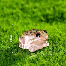 Nuevo accesorio de decoración DIY de paisaje micro de musgo con sapo y rana que brillan en la oscuridad, mini adorno, juguete en forma de rana animal que brilla en la oscuridad, regalo para niños, mezcla de colores al azar - Multicolor - Ver 10