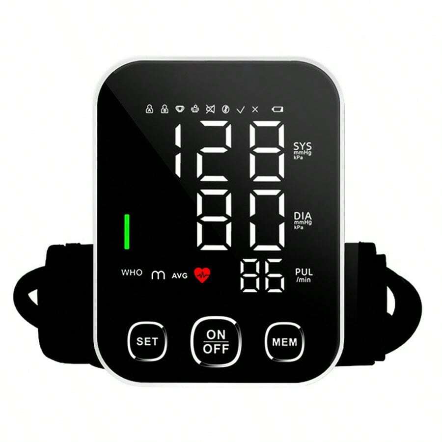 Pulsovital Automatic Digital Arm Sphygmomanometer Black - Black - View 1
