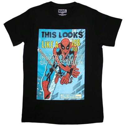 MARVEL Comics | Official Unisex T-Shirt | Looks Like A Job For Spider-Man - 48-Hour Fast Shipping! 