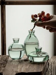 1/3 件复古玻璃花瓶 3 件套、花瓶、花瓶、花瓶、花瓶、花瓶、装饰花瓶、玻璃花瓶、装饰花瓶、大花瓶、玻璃花瓶、花瓶、花束花瓶、玻璃花瓶、陶瓷花瓶、装饰花瓶、玻璃花瓶、小花瓶、简约花瓶、透明花瓶、家居装饰花瓶、小花瓶、餐桌装饰花瓶、迷你花瓶，适用于家庭、办公室、婚礼、派对餐桌装饰（不含鲜花）房间装饰 - 綠色 - 查看 9