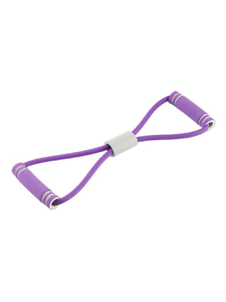 2 件紫色和蓝色套装，1 件升级版 TPE 材料/泡沫手柄运动阻力带，38 厘米/14.96 英寸长，适用于瑜伽、健身、伸展运动、力量训练，是冬季、返校、生日、复活节、减肥等礼物的理想选择 - 彩色 - 查看 10