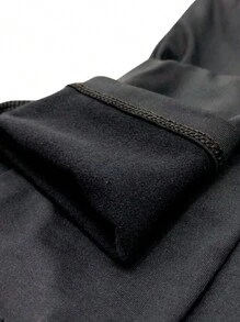 Thermal Leggings Leg Plush Flannel Women's Warm Winter Reinforced Lined - 黑色 - 查看 2