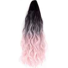 Synthetic High Temperature Heat Resistant Claw Clip-On Ponytail Extension 18 Inch Water Wave Ponytail For Women Natural Summer Promotion Hot