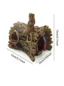 Trang trí bể cá sáng tạo Trang trí nhà bằng gỗ Nơi trú ẩn, Gỗ lũa nhựa cho loài bò sát - Nhiều màu - Xem 2