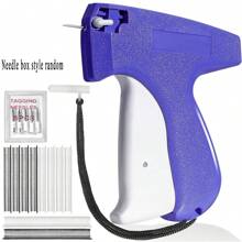 1 Set Fine Stitch Gun Stitchy  Quick Clothing Fixer, Speedy Tagging Gun For Clothes, Handheld Tag Attacher Gun With 6 Needles & 1000 Pcs Fasteners For Retail Hang Price Fabric Garment Label