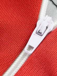 I LOVE FANCY DRESS Ladies Cheerleader Costume With Matching Colour Pom Poms Pair Dress Adults Outfit Halloween Block Colour Cute Dress Cheerleader Uniform Sexy Sporty - Red - View 5