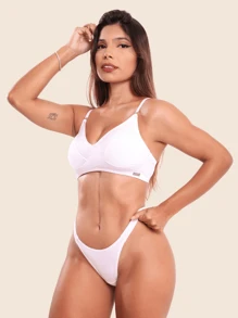 Women Thongs - 白色 - 查看 2