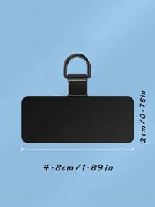 1 件通用手机挂绳贴片金属超薄手机带配件滑雪跑步登山专用时尚简约风格挂绳手机壳金属贴片生日复活节男孩女朋友圣诞节礼物手机配件 - 彩色 - 查看 7