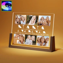 Khung ảnh gỗ óc chó hình chữ U, Ảnh tùy chỉnh, Quà tặng cho bà, Tấm Acrylic đơn giản in UV, Quà tặng đế gỗ LED, Không gian ấm cúng, Trang trí bàn ăn, Đèn ngủ phòng ngủ, Đèn trang trí ngày lễ, Đèn bàn nhỏ, Phòng, Bếp, Quà tặng bạn trai/bạn gái, Quà tặng cho bố/mẹ, Quà tặng cho cặp đôi/bạn thân, Đèn ngủ trang trí phòng, Đèn ngủ quà tặng bất ngờ, Quà tặng trang trí nội thất, Trang trí phòng, Đèn trang trí phòng khách, Đèn trang trí học tập, Đèn ngủ, Có USB bật/tắt, Đèn ấm áp, Đèn ngủ - trắng - Xem 7