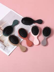 Mini Pig Bristle Puffer Cushion Hairbrush For Home Use, Detangling Wet/Dry Hair Comb, Portable, Fluffy And Smooth For Girls, Cute Matte Massage Hair Comb, Hair Brush, Comb, Hair Tools, Hair Products And Accessories For Barber Salon Beauty Travel Essentials,Back To School,Travel Holiday Essentials,Hair Accessories For Women,Brush,Hair Brushes,Edge Brush,Brush Hair,Hair Comb,Comb Hair,Detangling Brush,Ball Brush,Mini Hair Brush,Hair Brush Set,Wooden Comb,Hair Brush, Brush, Comb, Slick Back Brush, Hairbrush, Edge Brush, Brush Hair, Hair Comb, Hair Brush Set, Comb Hair, Mini Hair Brush, Detangling Brush, Hair Brushes,Hair, Accessories, Hair Products, Hair Tools, Hair Stuff, Hair Care, Curly Hair Brush, Barber, Barber Accessories, Hairdressing Equipment