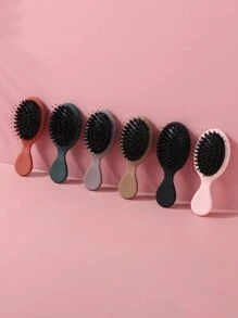 Mini Pig Bristle Puffer Cushion Hairbrush For Home Use, Detangling Wet/Dry Hair Comb, Portable, Fluffy And Smooth For Girls, Cute Matte Massage Hair Comb, Hair Brush, Comb, Hair Tools, Hair Products And Accessories For Barber Salon Beauty Travel Essentials,Back To School,Travel Holiday Essentials,Hair Accessories For Women,Brush,Hair Brushes,Edge Brush,Brush Hair,Hair Comb,Comb Hair,Detangling Brush,Ball Brush,Mini Hair Brush,Hair Brush Set,Wooden Comb,Hair Brush, Brush, Comb, Slick Back Brush, Hairbrush, Edge Brush, Brush Hair, Hair Comb, Hair Brush Set, Comb Hair, Mini Hair Brush, Detangling Brush, Hair Brushes,Hair, Accessories, Hair Products, Hair Tools, Hair Stuff, Hair Care, Curly Hair Brush, Barber, Barber Accessories, Hairdressing Equipment