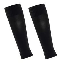 1 Pair Extra-Long Outdoor Sports Soccer Leg Warmers, Football Knee Pads, Anti-Friction Leg Warmers For Players - Black - View 4