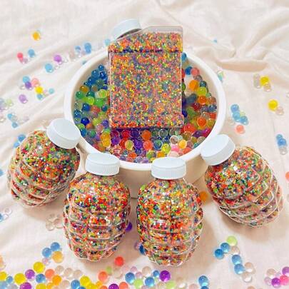 40,000 Pieces/30,000 Pieces/20,000 Pieces/1,000 Pieces Of Colored Hydrogel Jelly Beads, Vase Filler Beads, Water Beads, Plant Hydroponic Beads. These Magical Beads Expand In Size When Exposed To Water, Eliminating The Need For Frequent Watering Of Vases After Use. They Are Suitable For Candle And Vase Filling, Soil-Less Planting, Home Decor Room Decor Flower Vase Glass Vase