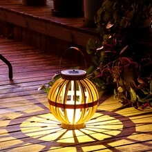 1PC Solar Lantern For Courtyard, Lawn Light, Outdoor Waterproof Plastic Landscape Courtyard Light, LED Camping Light, Decorative Light - XX-23C194 - View 3