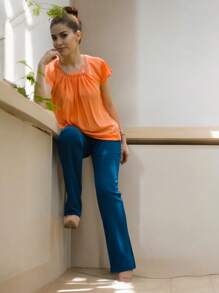 Pantalón Azul de vestir - Azul - Ver 3