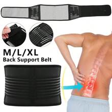 Back Waist Support Belt Pain Relief Lumbar Heating Brace Magnetic Lower Self - XL - View 6
