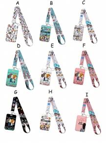 Medical Themed Doctor/Nurse ID Card Lanyard, Bus Card, Work Badge, Student ID Holder Set - Multicolor - View 1