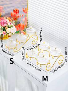 1 Stück elegantes Vorspeiseset mit Ständer - perfekt für Häppchen, Obst, Nüsse und Kekse - Kunststoff Küche & Ess-Snackbehälter, Küchenausstattung, Weihnachtsgeschenk