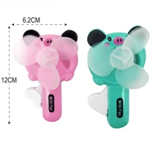 5 Piezas Ventilador Portátil Pequeño En Forma Figuras Animadas Ventilador De Mano - Multicolor - Ver 3