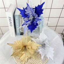 1 Máy Tính Lấp Lánh Nhân Tạo Hoa Giáng Sinh Trang Trí Cây Giáng Sinh Nhà Hoa Giả Giáng Sinh Đồ Trang Trí Đồ Trang Trí Năm Mới - Nhiều màu - Xem 10