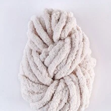 柔软仿猫尾巴粗纱，每捆约 25 米/250 克，手工钩编/针织，适用于婴儿/儿童/成人服装、帽子、鞋子、围巾、毛毯、靠垫、玩偶、装饰品