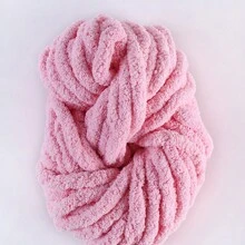 柔软仿猫尾巴粗纱，每捆约 25 米/250 克，手工钩编/针织，适用于婴儿/儿童/成人服装、帽子、鞋子、围巾、毛毯、靠垫、玩偶、装饰品