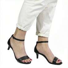 ZATTA Sabrina Mid Heel Sandal - 黑色 - 查看 2