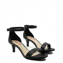 ZATTA Sabrina Mid Heel Sandal - 黑色 - 查看 3