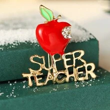 1 chiếc trâm cài trang trí hình người tuyết, tuần lộc, chuông leng keng và quả thông cho phụ nữ ngày lễ Giáng sinh - Nhiều màu - Xem 9