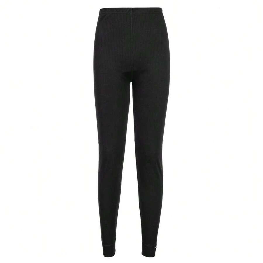 Portwest Womens/Ladies Base Layer Leggings (Black) - Black - View 1