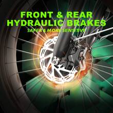 Boombike Zeegr F1pro Dual Motor 2000W Electric Bike For Adults 35MPH 80 Miles - 卡其色 - 查看 8