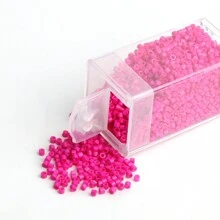 1000pcs 2mm  Japanese Glass Seed Beads Tiny Beads With Organizer Box For Jewelry Making DIY Bracelet Necklace Other Decors Beading Craft Supplies Accessories