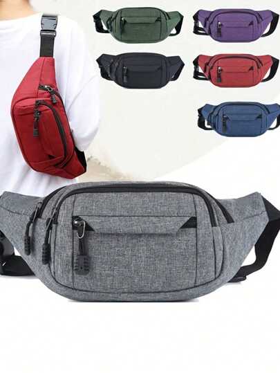 1pc Stylish Waist Bag For Outdoor Travel - Perfect Phone Bag For Men, Travel Messenger Breast Pocket Gift Accessories Set Gifts Fall Christmas Scream Men Bag Belt Bag Travel Bag Sling Bag Winter Christmas Gifts Portable Fashionable Casual Boyfriend Gifts Vacation Funny Gifts Chest Bag Holiday Essentials Bags Summer School Bag Pack Spring School Supplies Gym Bag Purse Fanny Pack Side Bags Belts For Students Purse Essentials Graduation Small Bag Body Bag Belt Bag For Men Pouch