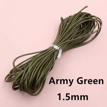 10 metros de cordón encerado de 1/1,5 mm de grosor, hilo, cuerda, correa para hacer manualidades, pulseras, collares y suministros de joyería DIY - cordón encerado - Ver 35