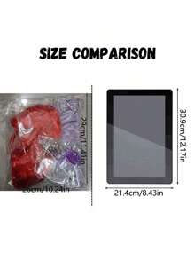 4 piezas/set Peluca rizada larga roja de princesa con accesorios joyería de temática de sirena (peluca, corona, guantes, cetro), perfecta para fiestas de cumpleaños, accesorios de disfraz de princesa para actuaciones, ideal para regalos de niñas