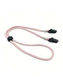 1 pièce Cordon de menton de chapeau avec clip, corde de fixation de chapeau ajustable pour hommes et femmes, couleur unie, clips de sangle de chapeau ajustable, accessoires de voyage, corde coupe-vent pour casquettes de baseball, chapeaux de seau, cordon de chapeau portable pour voyages, camping, extérieur, plage, vacances d'été, rentrée scolaire - Multicolore - Voir 7