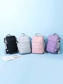 1 件儿童/成人户外旅行背包旅行健身包迷你行李袋女士男士儿童圣诞礼物必备度假海滩夏季防水轻便大容量便携配件 - 彩色 - 查看 3