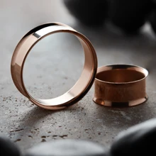 2PCS Round Ear Gauges 316 Stainless Steel Tunnels Plugs Expander Stretchers Piercing Women Body Jewelry Daily - Round - View 74