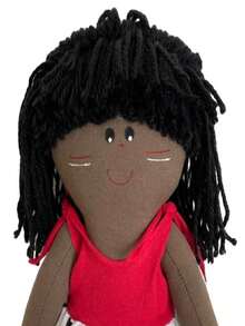 Rag Doll Toy 30cm Girls - 紅色 - 查看 2