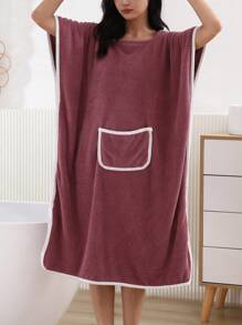 女士单件无袖浴袍，适合夏季婚礼家居浴室装饰，适合返校季