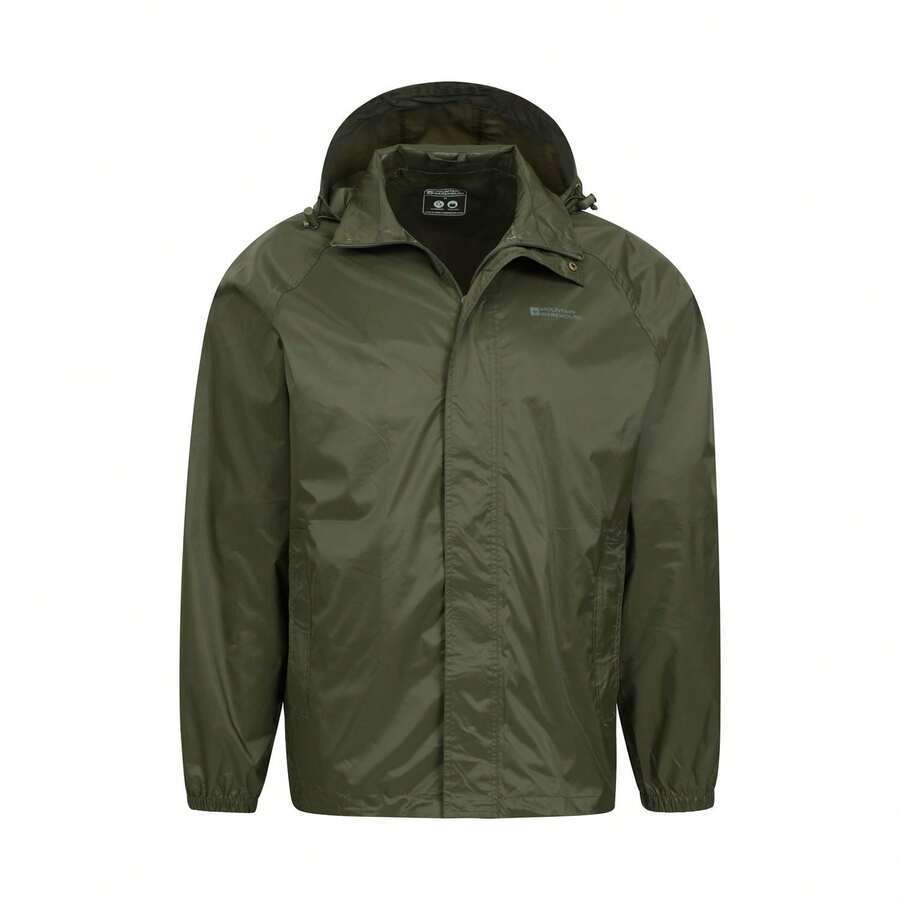 Mountain Warehouse Mens Pakka II Waterproof Jacket (Grey) - Grey - View 1
