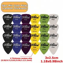 Bộ 14 phụ kiện đàn guitar ABS sáng tạo hợp kim nhôm Capo đàn guitar dây đeo đàn guitar có thể điều chỉnh Straplook hộp đựng đàn Bass Ukulele phụ kiện - Nhiều màu - Xem 34