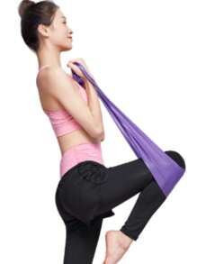 5 Thera Band 1.5 Meter Elastic Band For Multifunctional Exercises Promotion - 紫色 - 查看 5