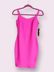 Vestido estilo bandage - Rosa Fucsia - Ver 4