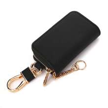 1pc Key Bag Women's Portable Cute Multifunctional Mini Car Key Bag Men's Zipper Home Car Key Chain,Elegant Mini Keychain Wallet - Portable Leather Jewelry & Accessory Case,Key Bag Women's Portable Cute Multifunctional Mini Car Key Bag Men's Zipper Home Car Key Chain