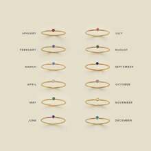 Customized Birthstone Ring In Gold, With A Sense Of High Class, Fashionable And Temperamental, Light Luxury, Colorful Zirconia Jewelry In December, For Banquets, Parties, Gatherings And Dinners, A Birthday Memorial Gift For Friends, Family Members, Couples And Birthdays