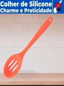 Casita Non-Scratch Solid Silicone Rice Spoon - 紅色 - 查看 1