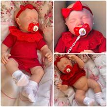 REBORN BABY DOLL SILICONE BODY PROMOTION - Rot - Übersicht 1